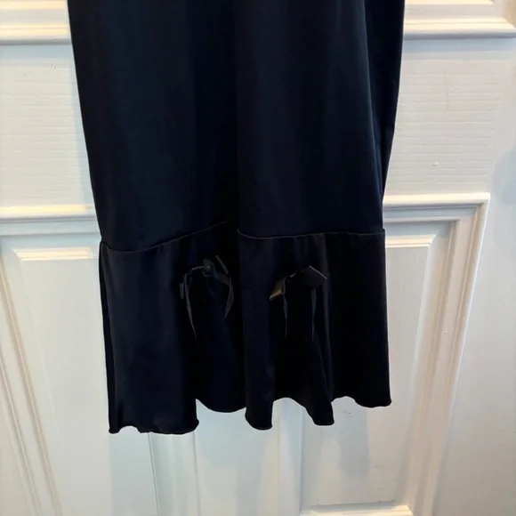 Spandex Pinup Black Wiggle Dress, Sweetheart Neck LG (rns small) by Lolita Girl - Picture 5 of 11